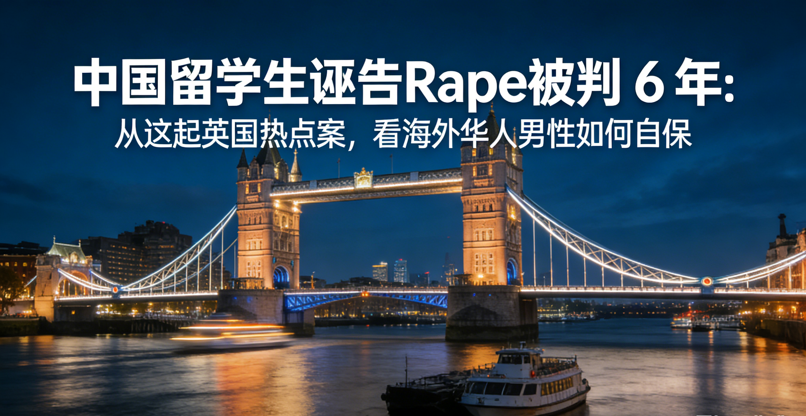 中国留学生诬告强奸被判 6 年：从这起英国热点案，看海外华人男性如何自保