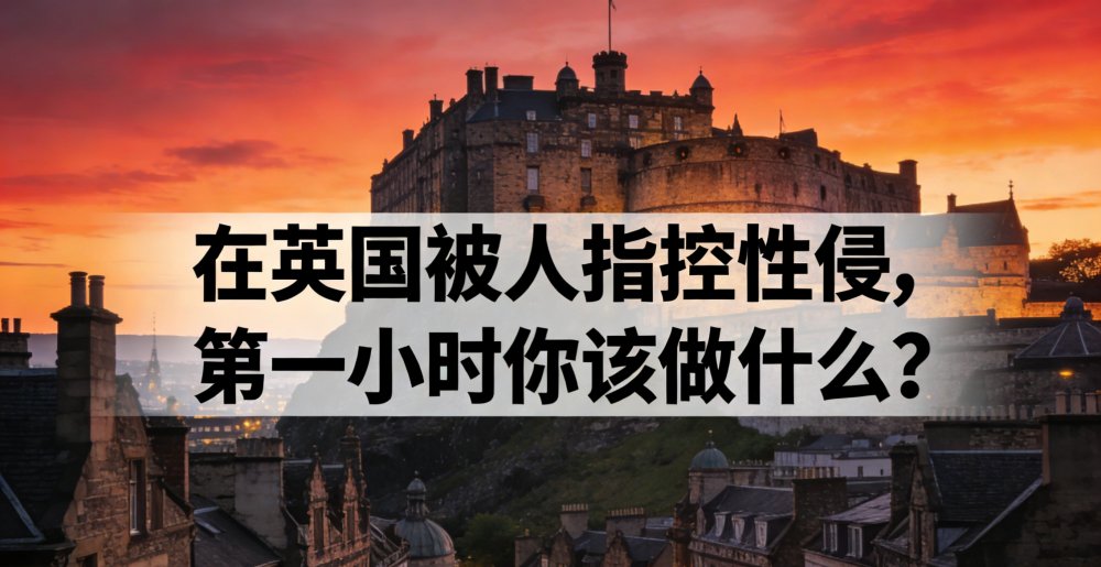 在英国被人指控性侵，第一小时你该做什么？
