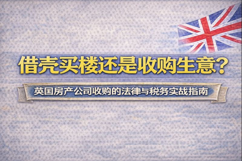 英国公司收购法律指南：房产投资与管理公司的税务及风险分析