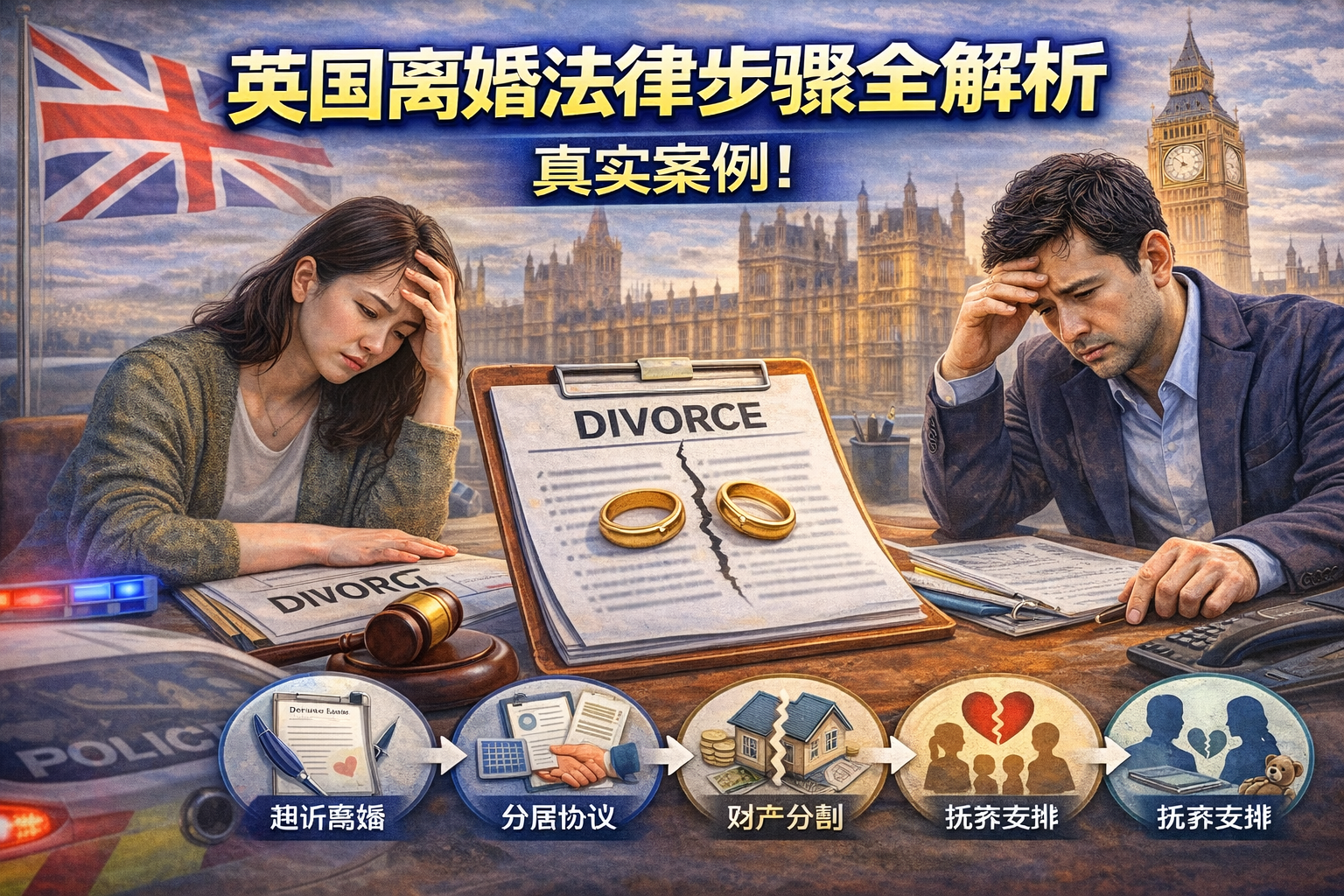 在英国离婚的流程｜英国离婚法律步骤全解析