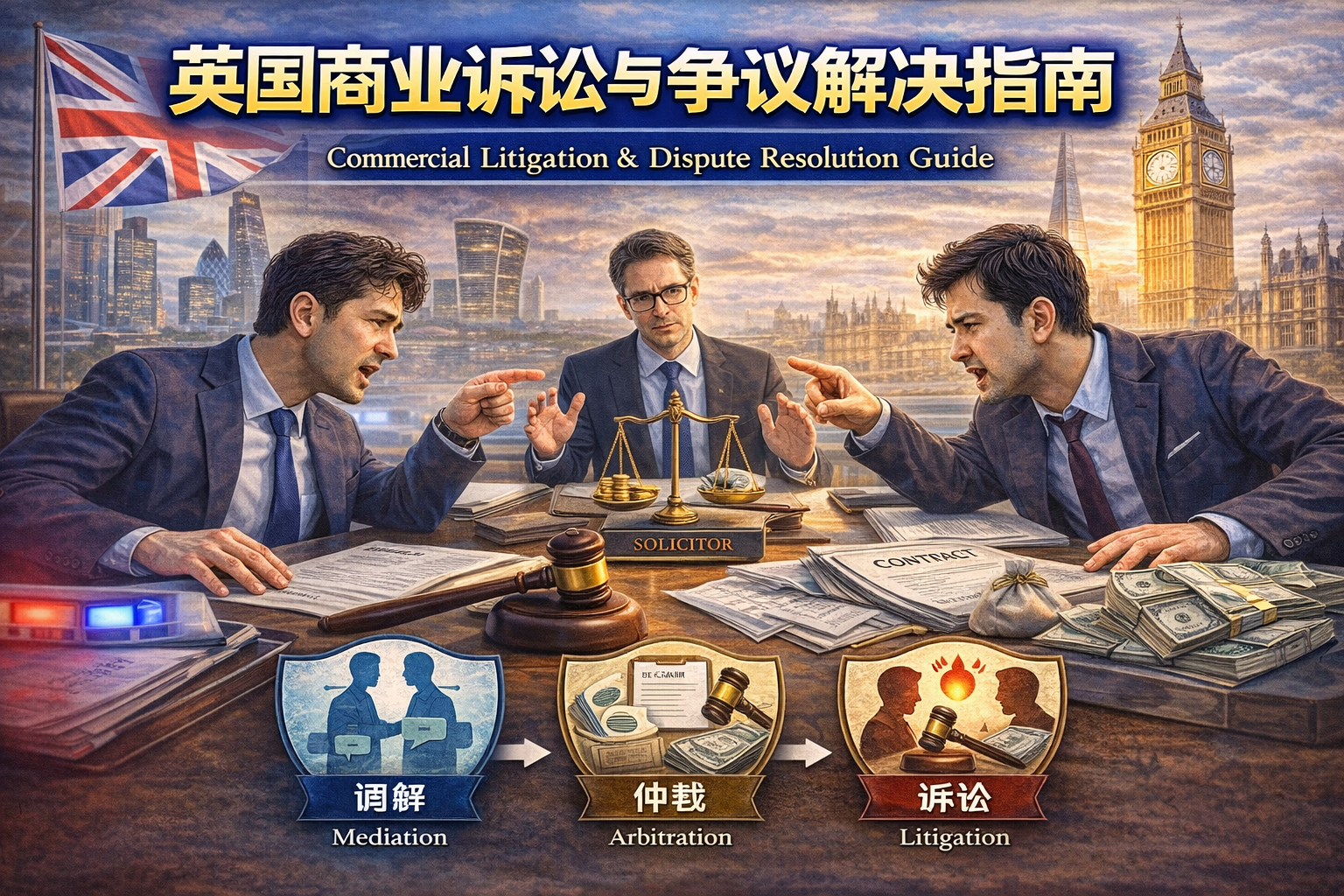 英国商业诉讼与争议解决指南｜商业纠纷法律全解析