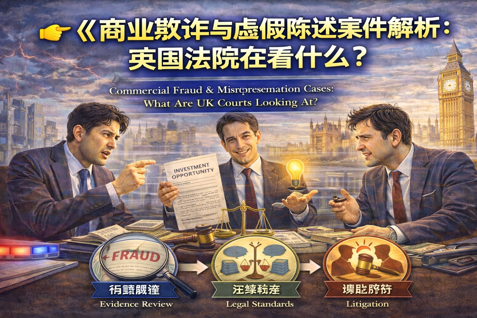 商业欺诈与虚假陈述案件解析：英国法院在看什么？