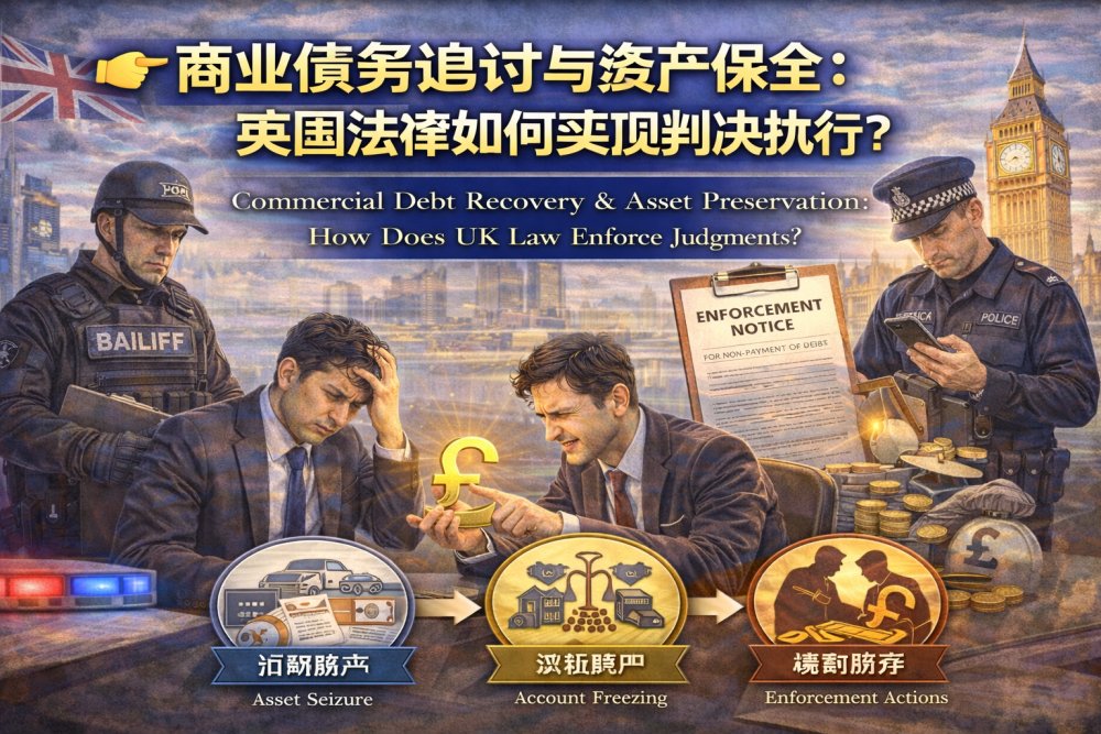 商业债务追讨与资产保全：英国法律如何实现判决执行？