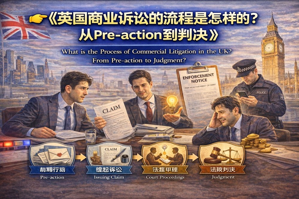 英国商业诉讼的流程是怎样的？｜从 Pre-action 到判决全解析