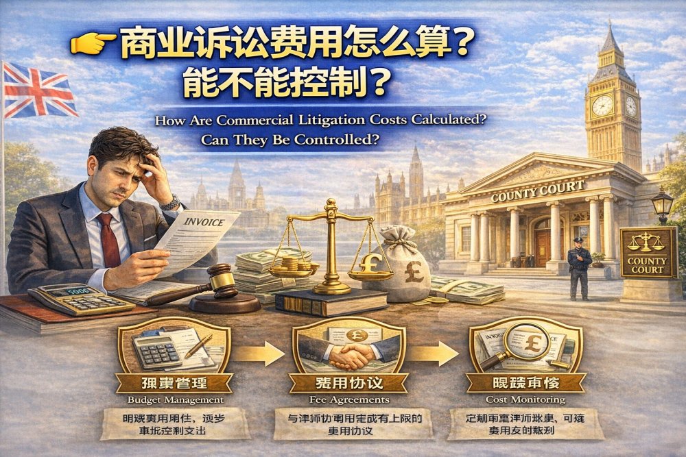 英国打官司要多少钱？商业诉讼