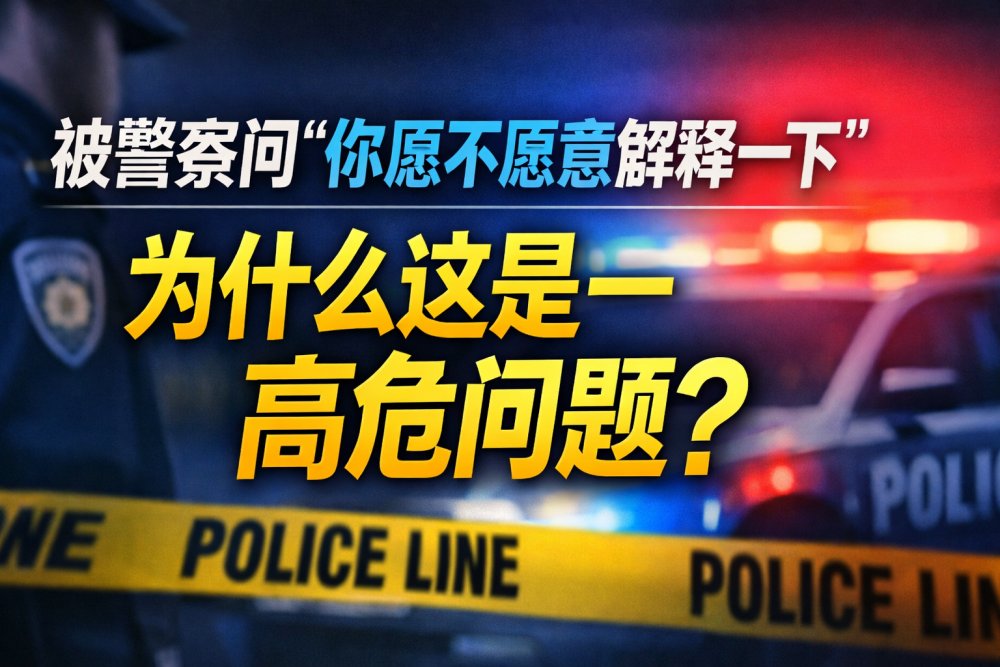 被警察问“你愿不愿意解释一下”？这是英国警局的高危问题？