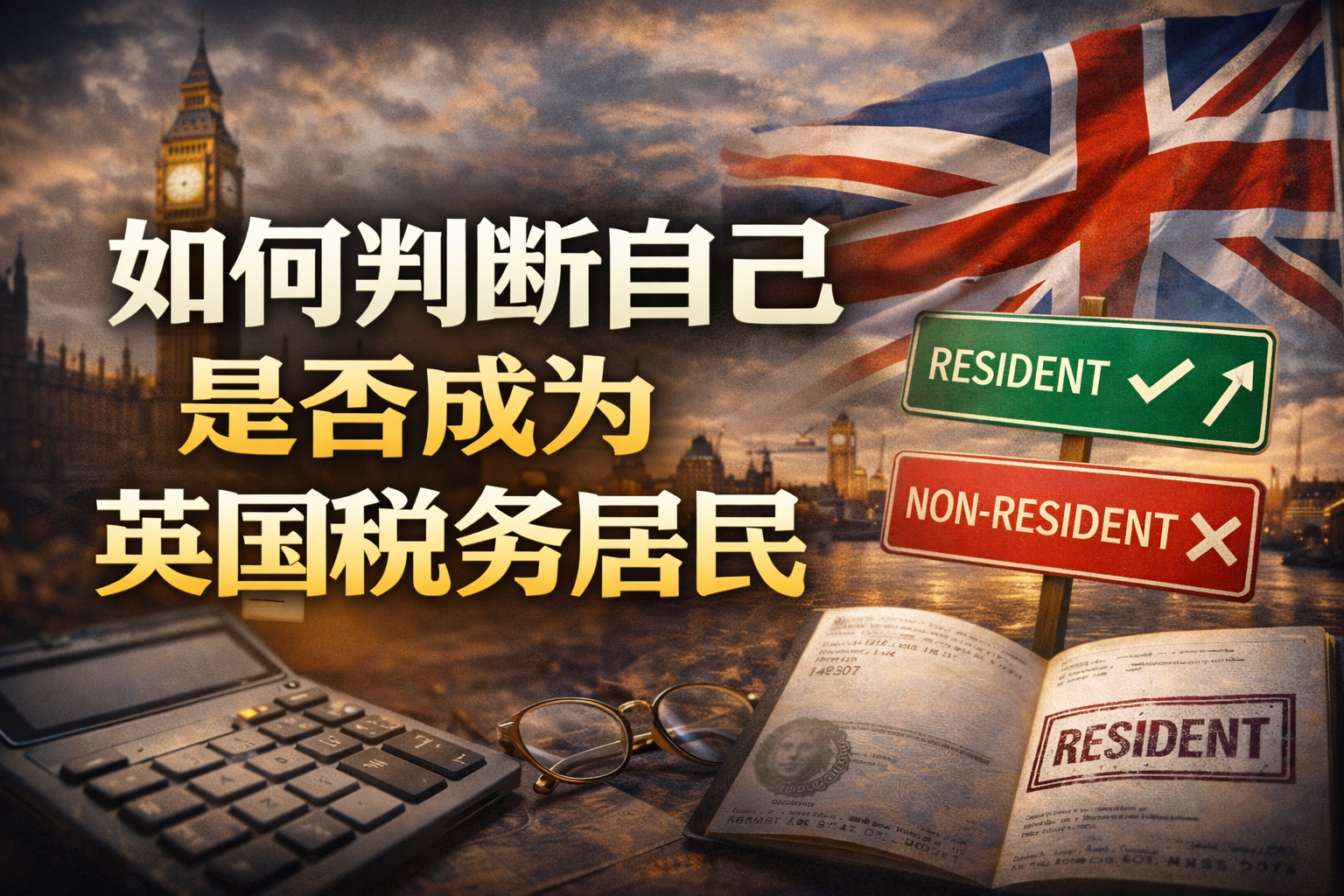 如何判断自己是否成为英国税务居民？英国税务居民规则完整解析（2025）