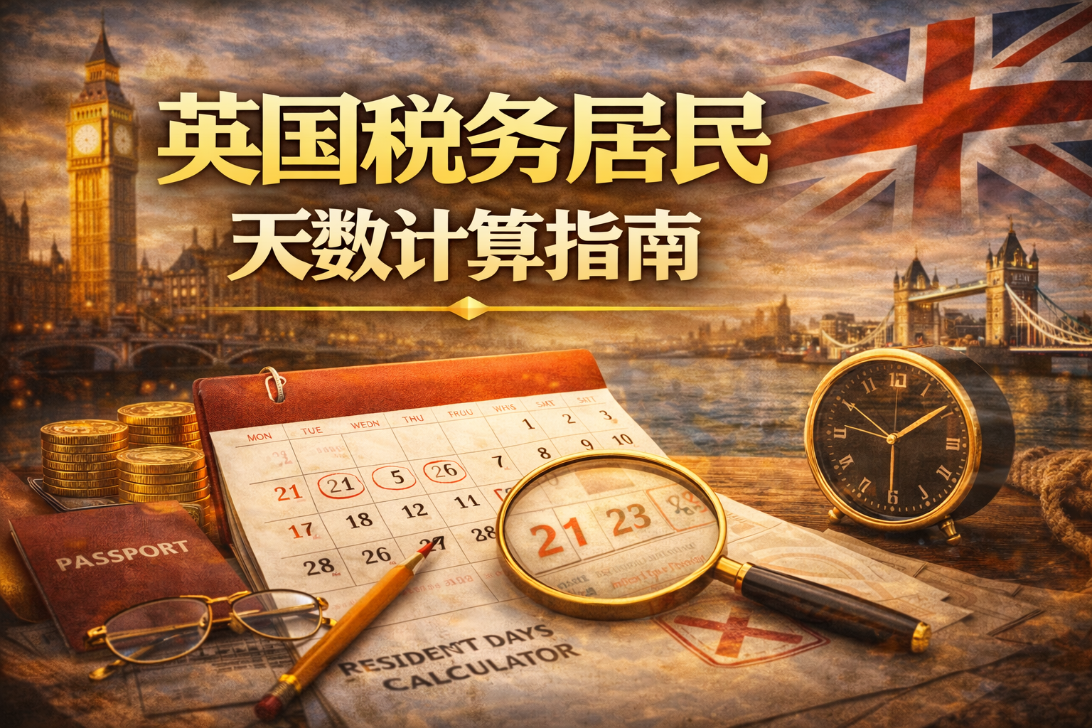 英国税务居民天数计算指南：在英国住多少天算税务居民？