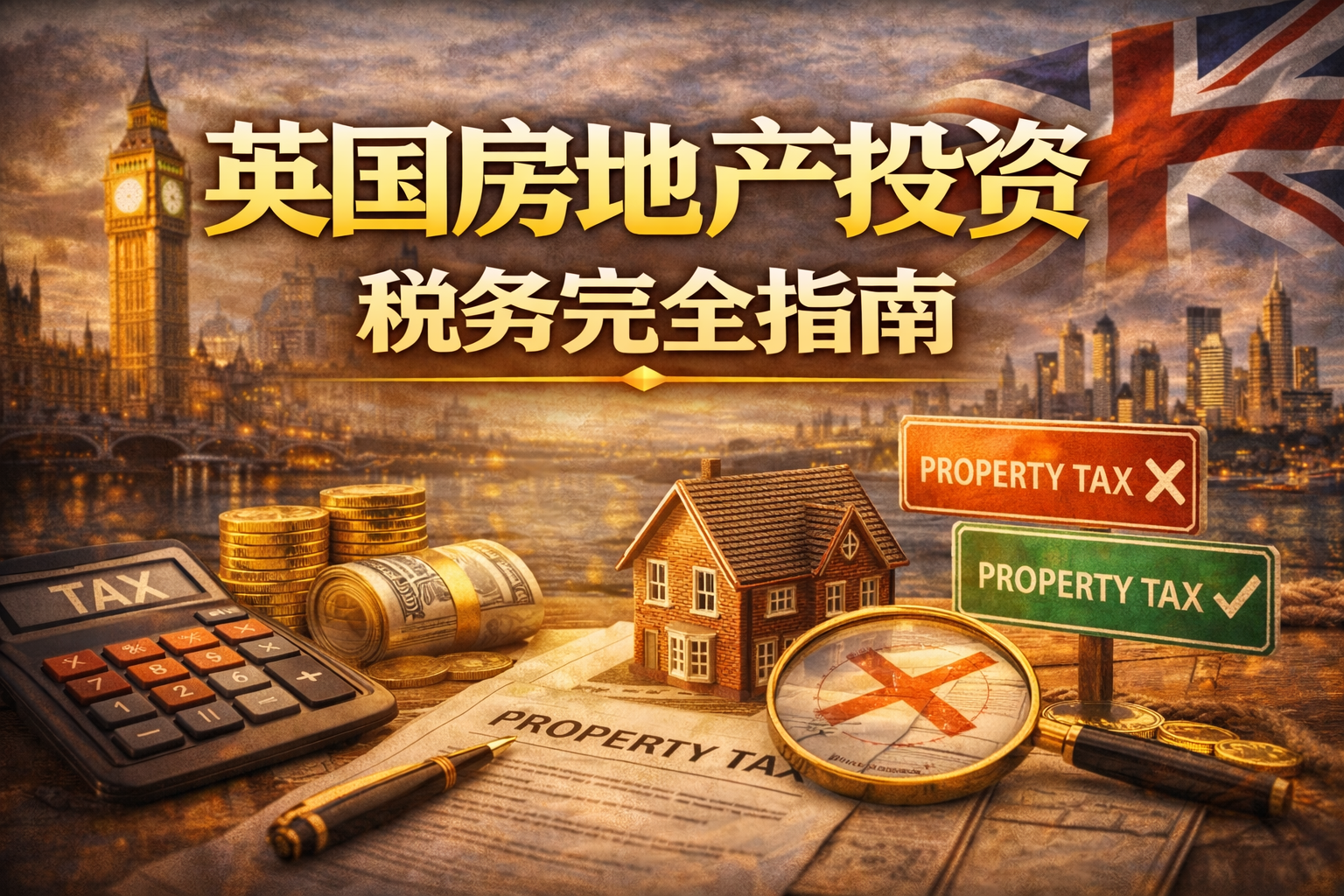 英国房地产投资税务完全指南：印花税、房租税与资本利得税解析