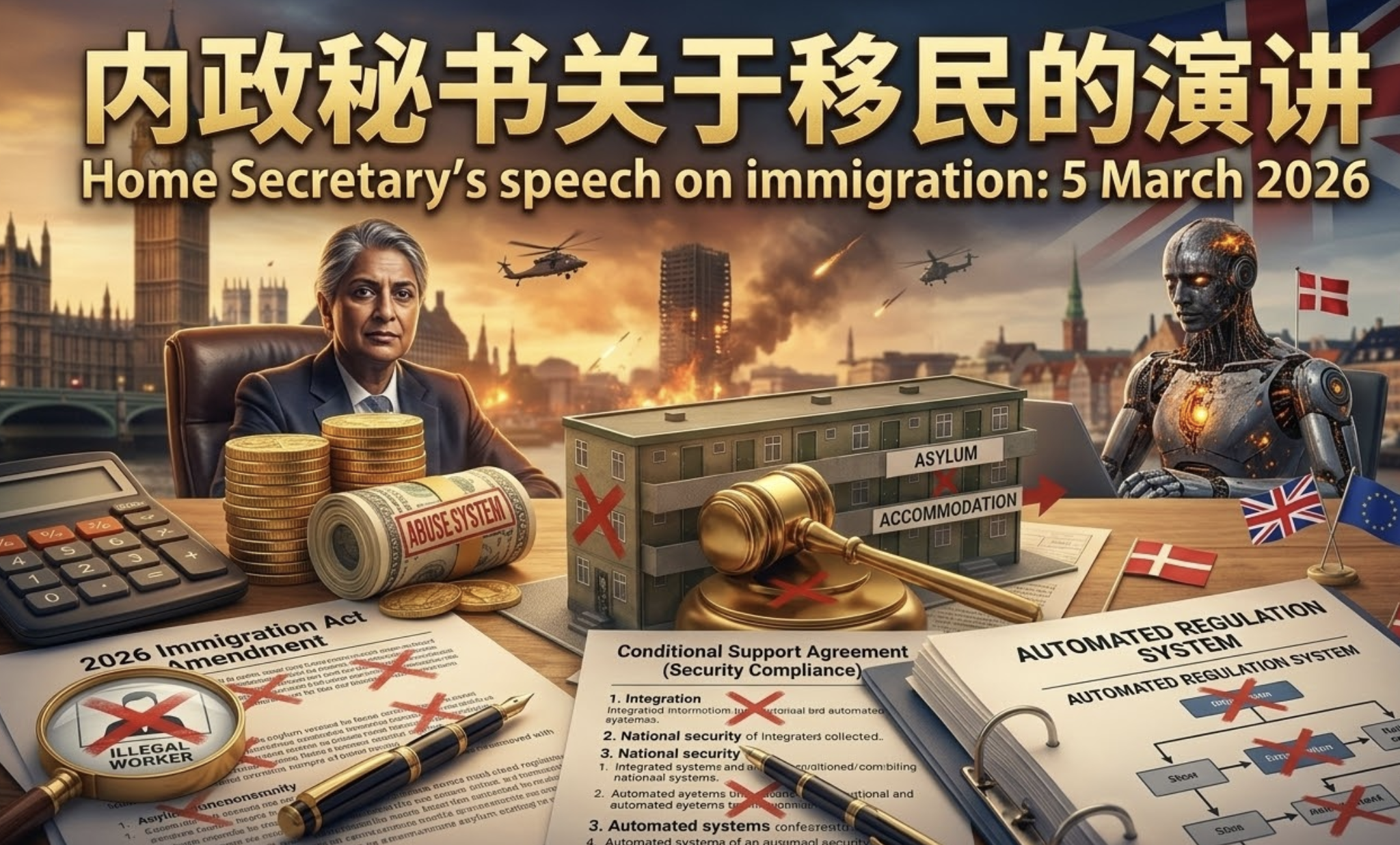 内政大臣关于移民问题的演讲：2026年3月5日