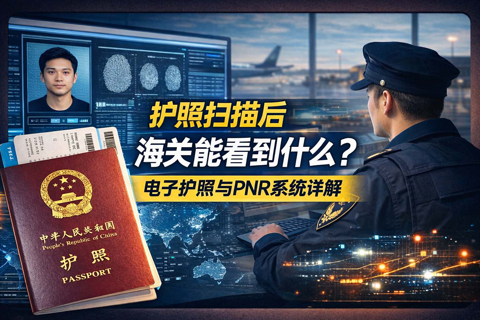 护照扫描后海关能看到什么？电子护照与PNR系统详解