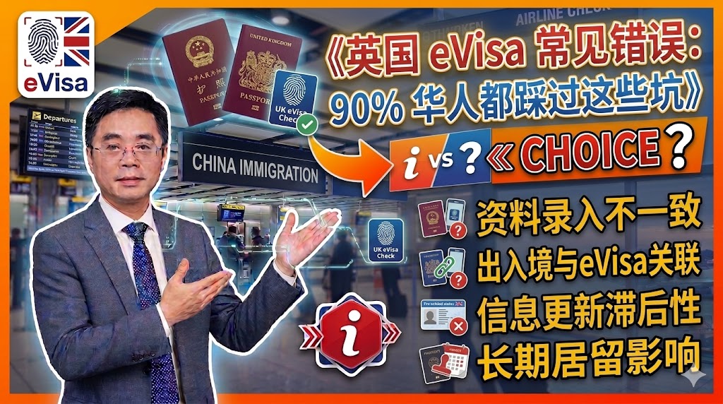 英国 eVisa 常见错误：90% 华人都踩过这些坑