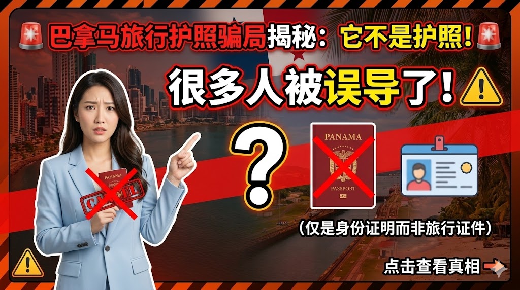 巴拿马旅行护照骗局揭秘：它不是护照，很多人被误导了