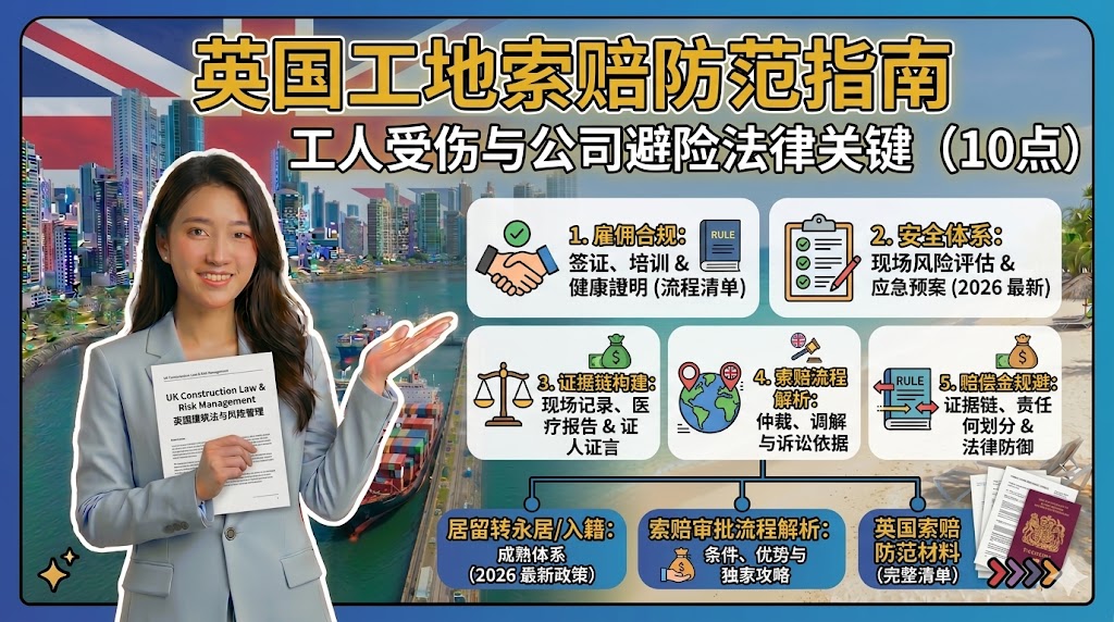 英国建筑工地工人受伤：公司如何避免被索赔的10个法律关键点