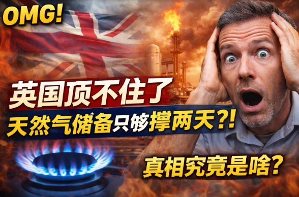 OMG！英国顶不住了，天然气储备只够撑两天？！真相究竟是啥？