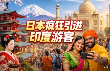 日本疯狂引进印度游客，如今翻车了？拉满飞机厕所、爱占商家便宜，真相更扎心...