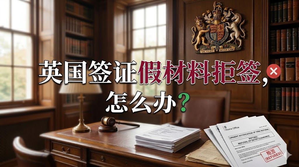 英国旅游签证因假材料被拒签怎么办？