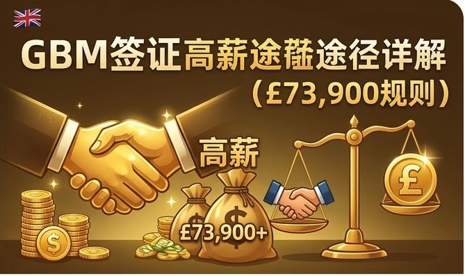 GBM签证高薪途径详解（£73,900规则）