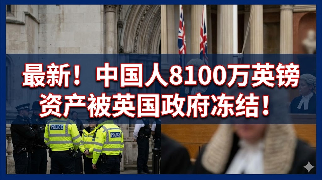 中国人8100万英镑资产被英国政府冻结！