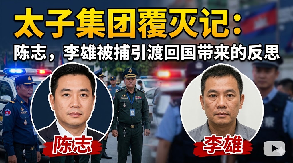 太子集团覆灭记：陈志，李雄被捕引渡回国带来的反思