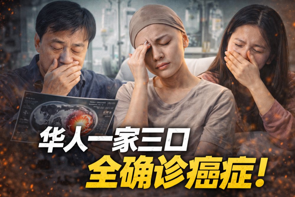 华人一家三口全确诊癌症！竟和这个天天吃的东西有关，毒性比砒霜高68倍…