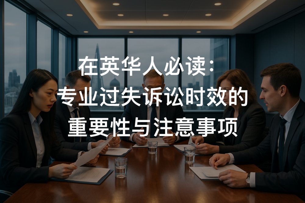 在英华人必读：专业过失诉讼时效的重要性与注意事项