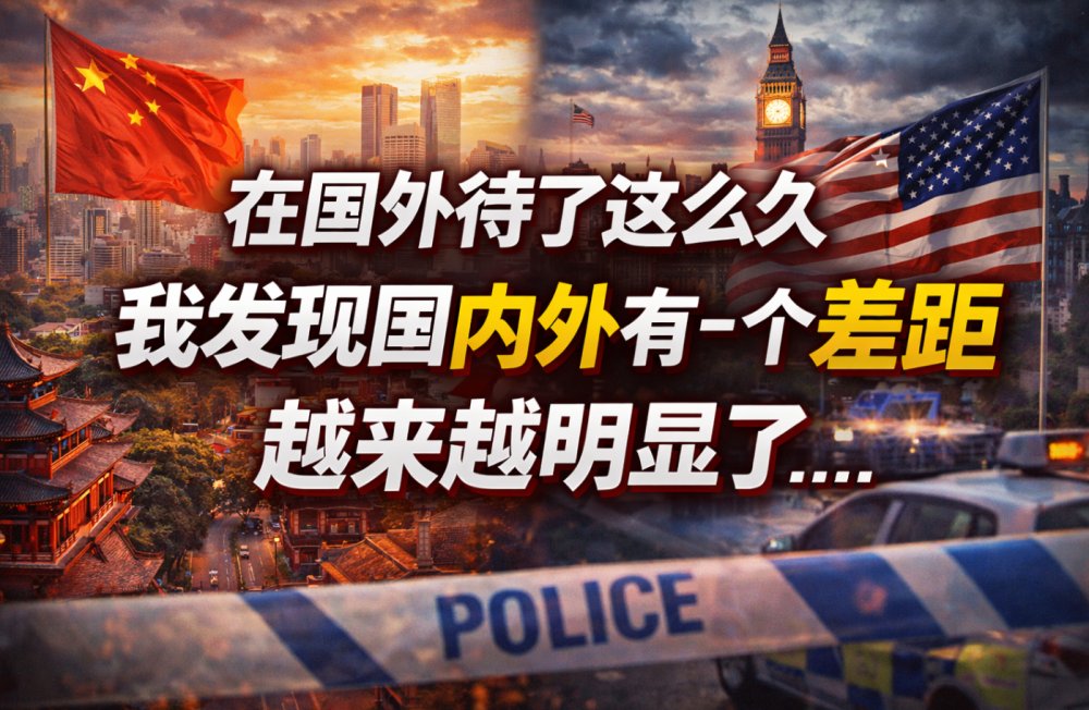 在国外待了这么久，我发现国内外有一个差距越来越明显了....