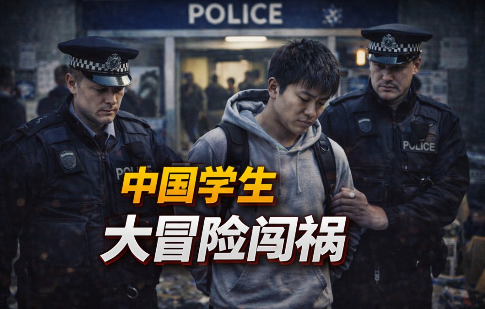 中国留学生被骂爆！大冒险输了去零元购，当场被抓进警局！网友评论亮了...