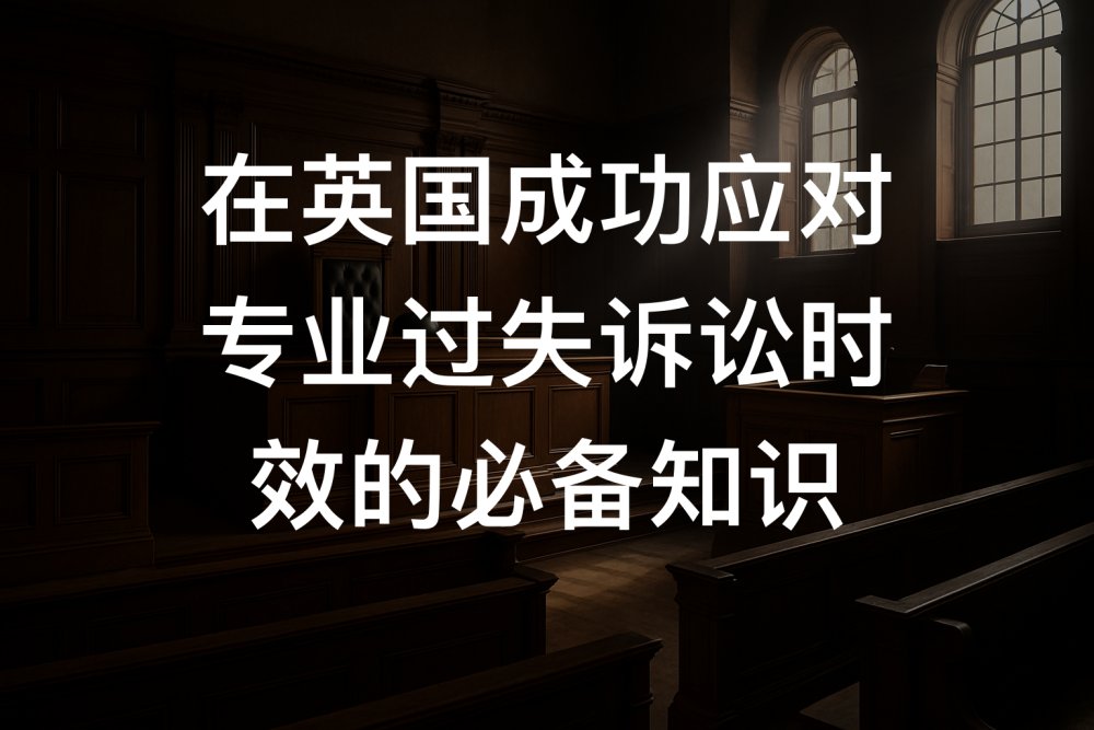 在英国成功应对专业过失诉讼时效的必备知识