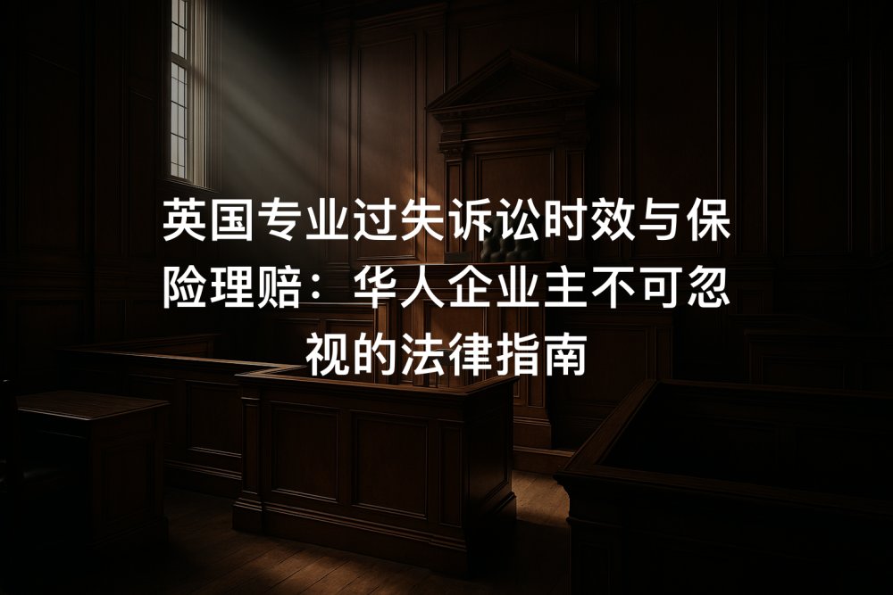 英国专业过失诉讼时效与保险理赔：华人企业主不可忽视的法律指南