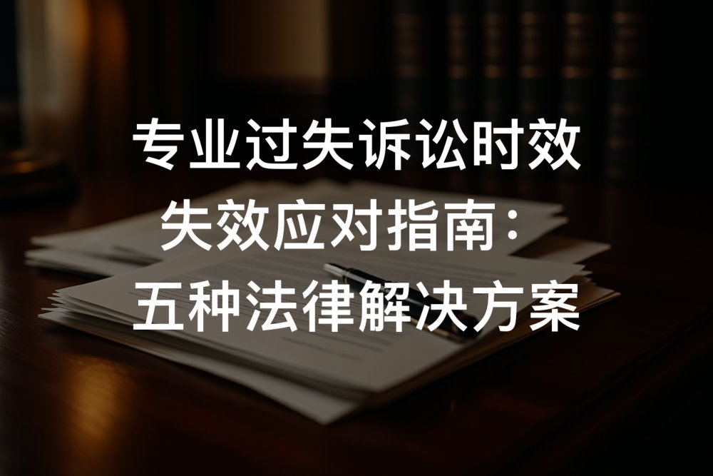 专业过失诉讼时效失效应对指南：五种法律解决方案