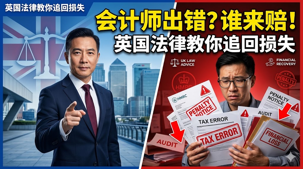 会计师过失赔偿怎么办？英国法律为华人企业主提供的法律指南