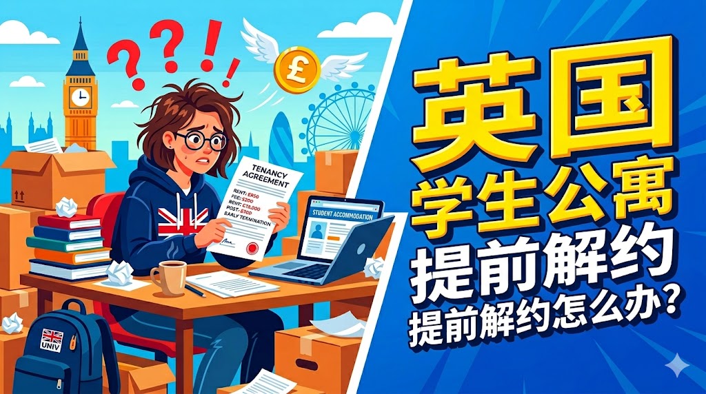 英国学生公寓提前解约全攻略（附英文模板）