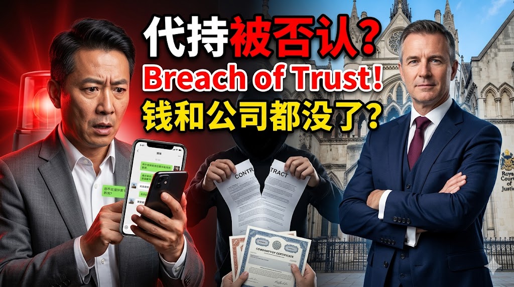 英国公司代持被否认怎么办？什么是信托违约？