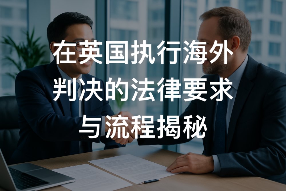 在英国执行海外判决的法律要求与流程揭秘