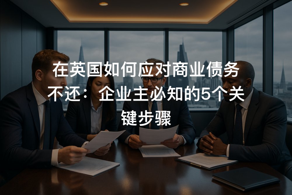 在英国如何应对商业债务不还：企业主必知的5个关键步骤