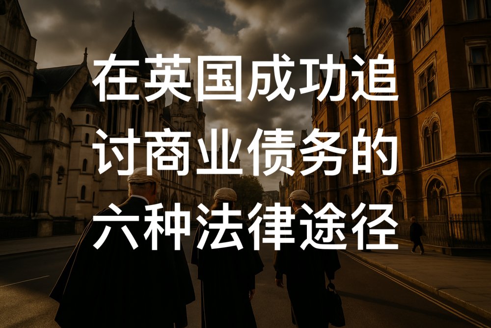 在英国成功追讨商业债务的六种法律途径