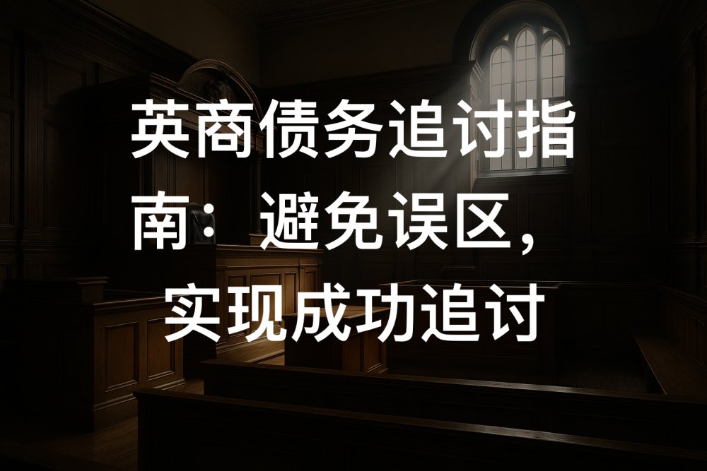 英商债务追讨指南：避免误区，实现成功追讨