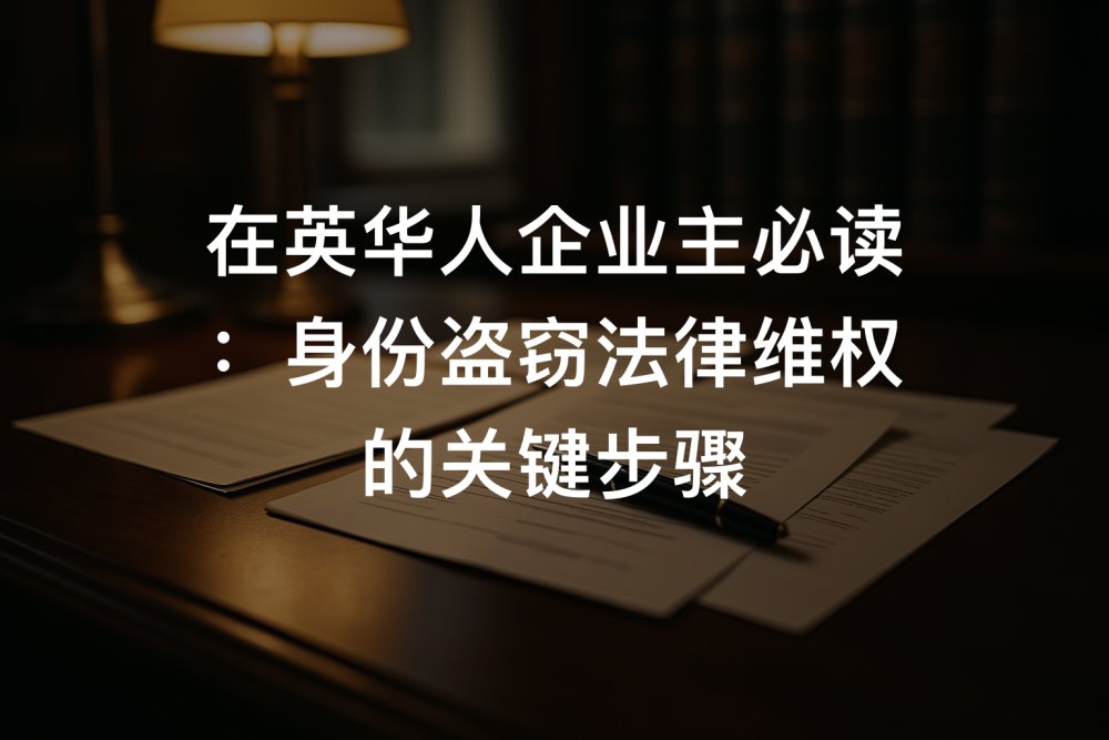 在英华人企业主必读：身份盗窃法律维权的关键步骤