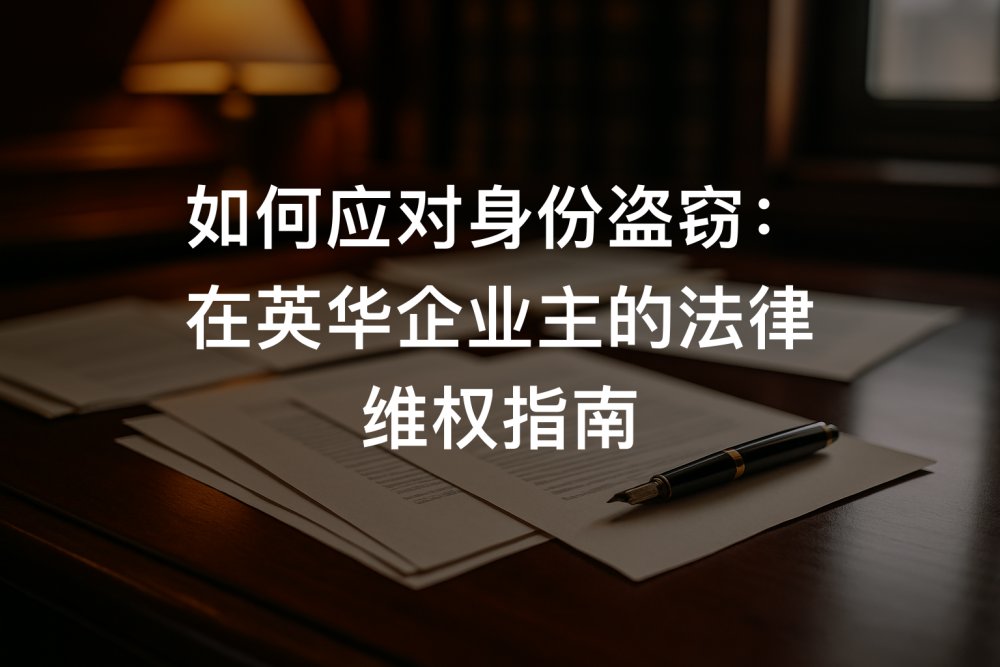 如何应对身份盗窃：在英华企业主的法律维权指南