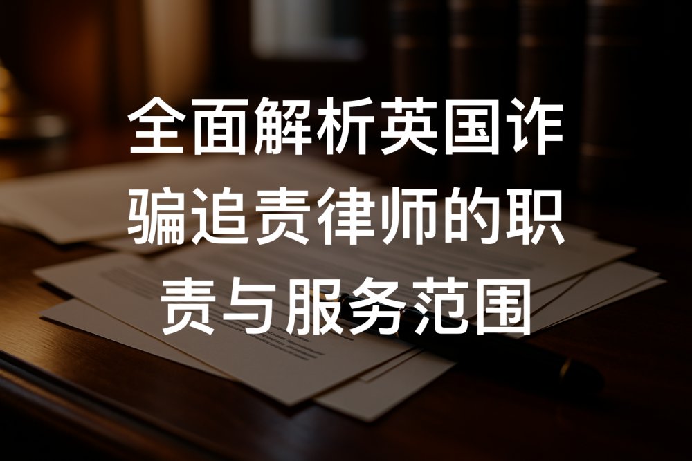 全面解析英国诈骗追责律师的职责与服务范围