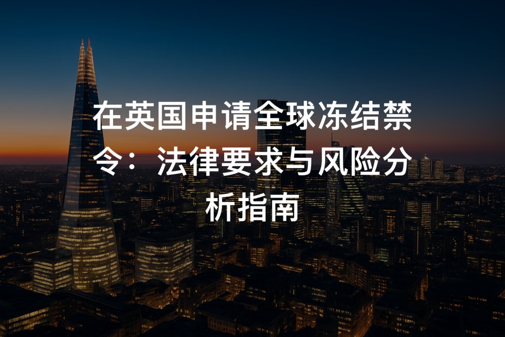 在英国申请全球冻结禁令：法律要求与风险分析指南