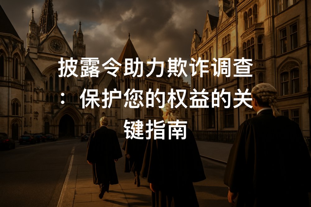 披露令助力欺诈调查：保护您的权益的关键指南