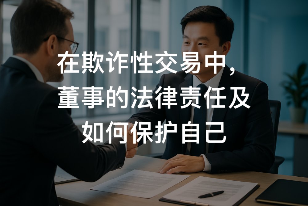 在欺诈性交易中，董事的法律责任及如何保护自己
