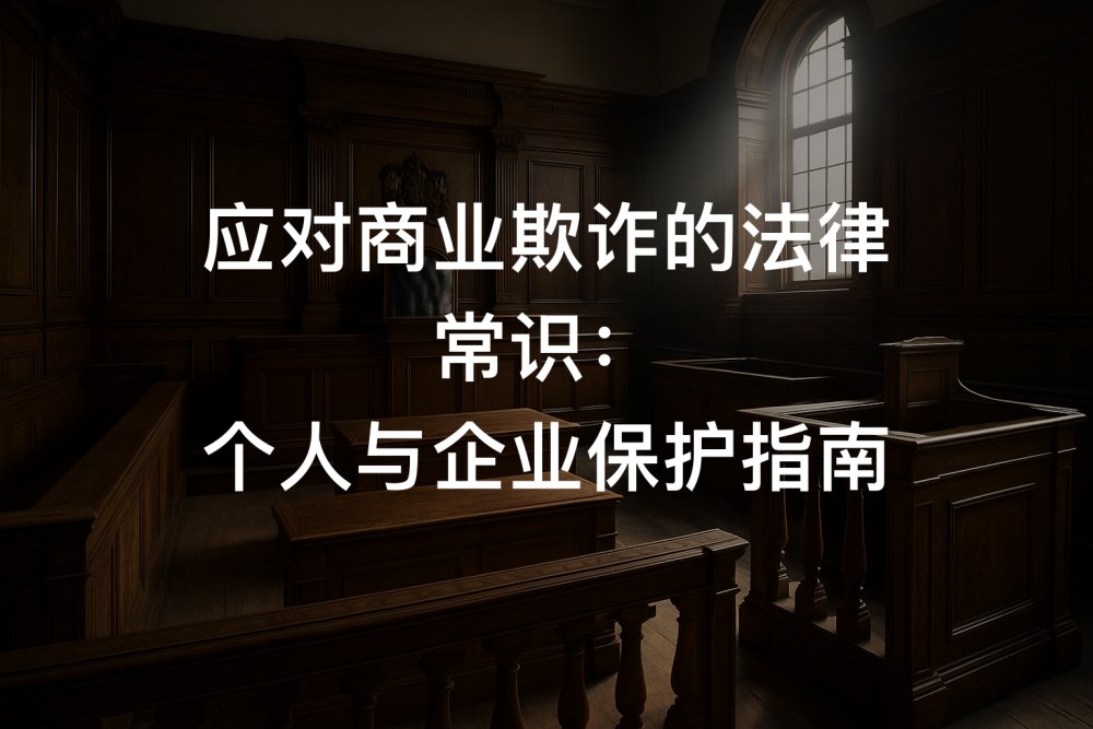 应对商业欺诈的法律常识：个人与企业保护指南