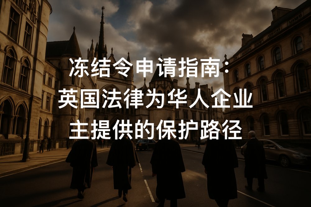 冻结令申请指南：英国法律为华人企业主提供的保护路径