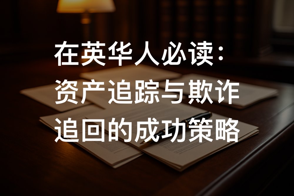 在英华人必读：资产追踪与欺诈追回的成功策略