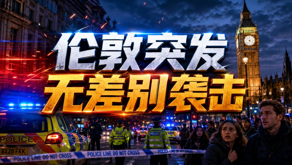 紧急！伦敦突发无差别枪击，一死三伤！当时正举行烧烤派对，旁边还有孩子…
