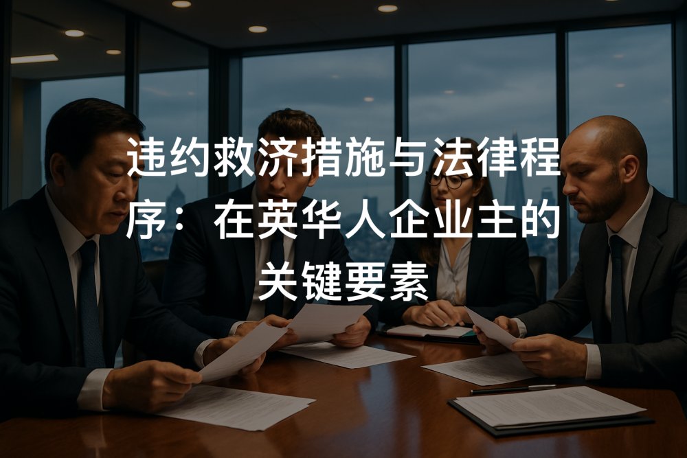 违约救济措施与法律程序：在英华人企业主的关键要素