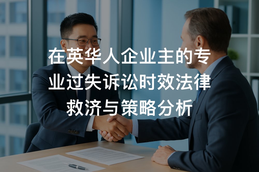 在英华人企业主的专业过失诉讼时效法律救济与策略分析